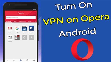 how to turn on vpn opera mobile